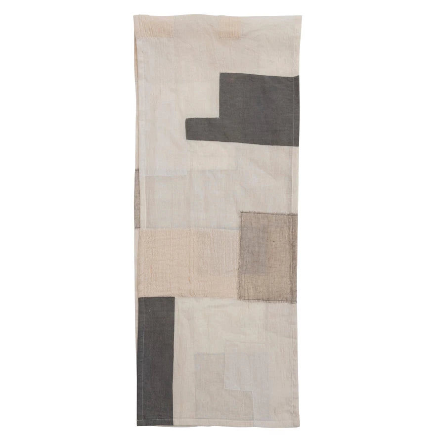 COTTON PATCHWORK TABLE RUNNER