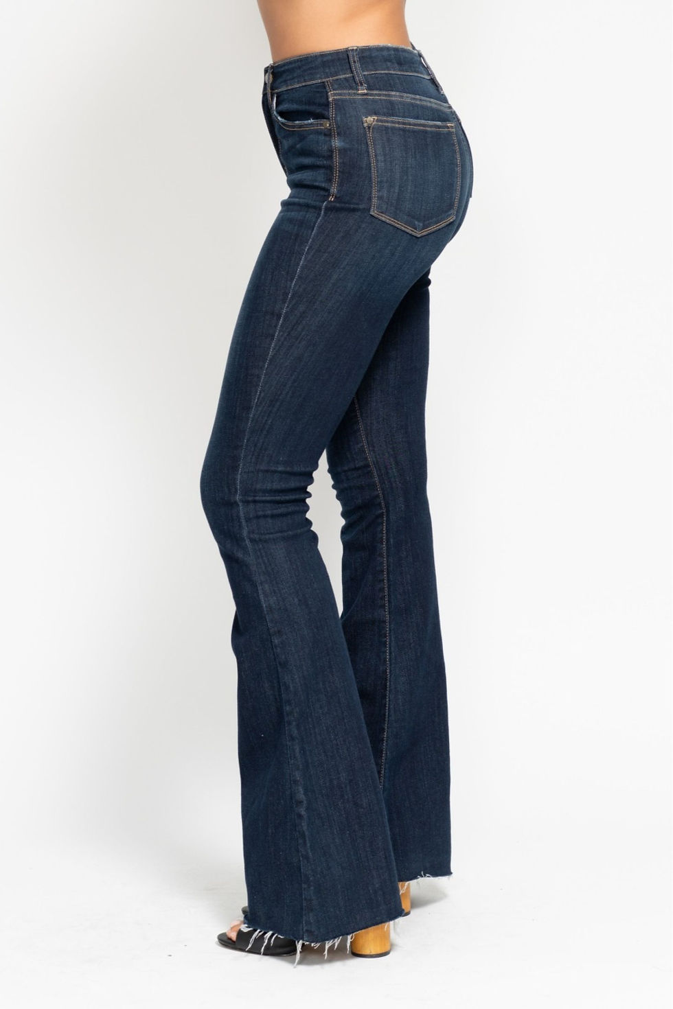 Thumbnail: Judy Blue Jolene Dark Flare Jeans 
