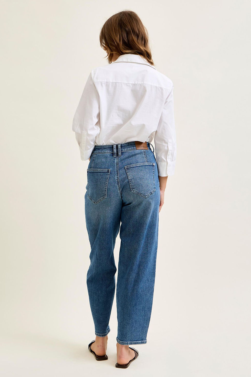 Thumbnail: Judy Blue Rigid Magic Barrel Jeans