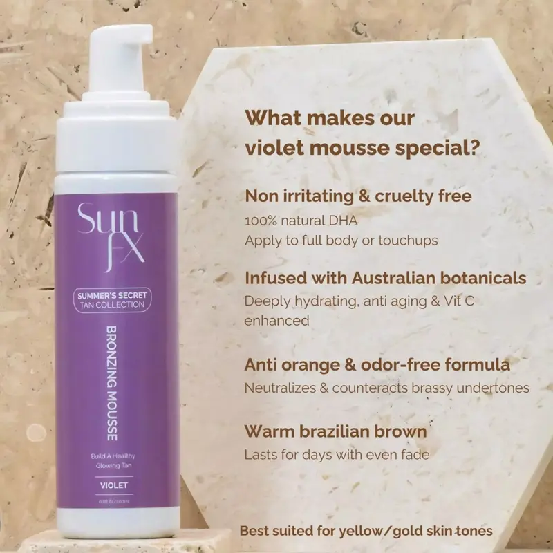 SunFX VIOLET ROYAL BRONZING MOUSSE
