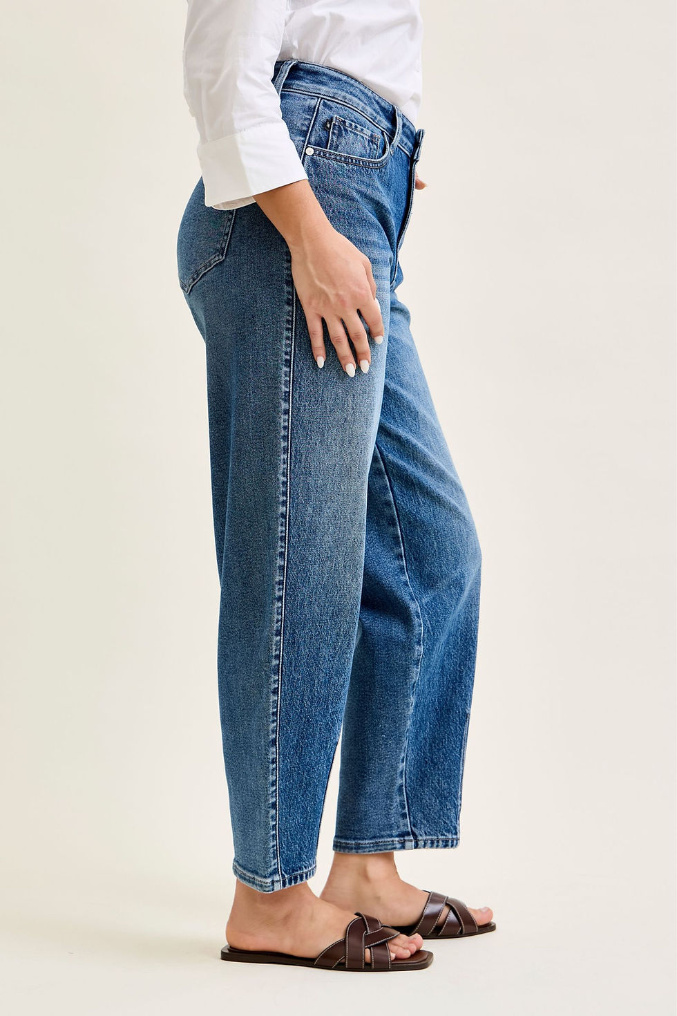 Thumbnail: Judy Blue Rigid Magic Barrel Jeans