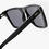Thumbnail: HANGBACK black polarized sunglasses