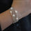 Thumbnail: Gilded Silver Beaded & Uno Pearl Bracelet