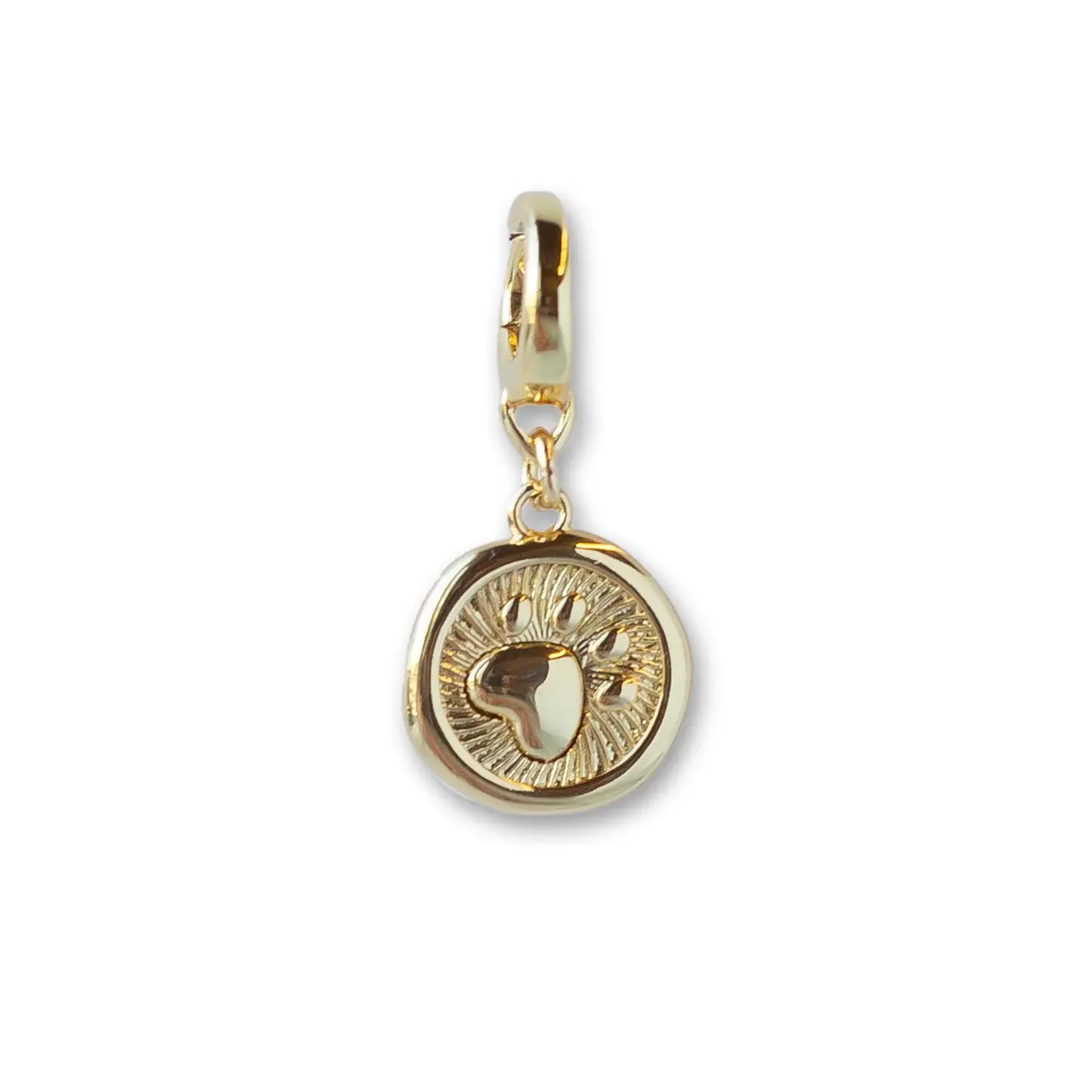 PAW PRINT GOLD CHARM