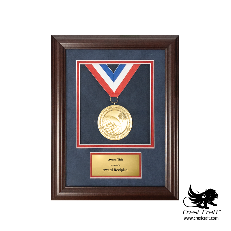 Thumbnail: The Patriot - Solid Wood Frame with Mating (11" x 14")