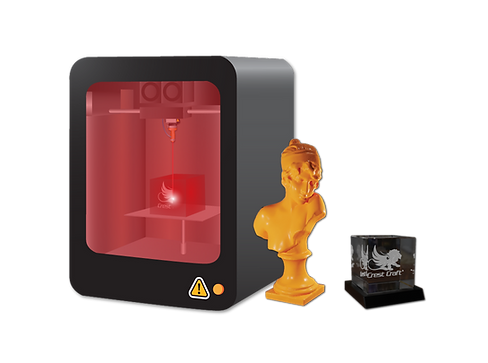 Illustration of 3d Engraving Machine