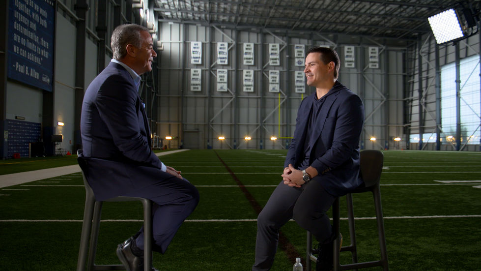 Seahawks head coach Mike Macdonald