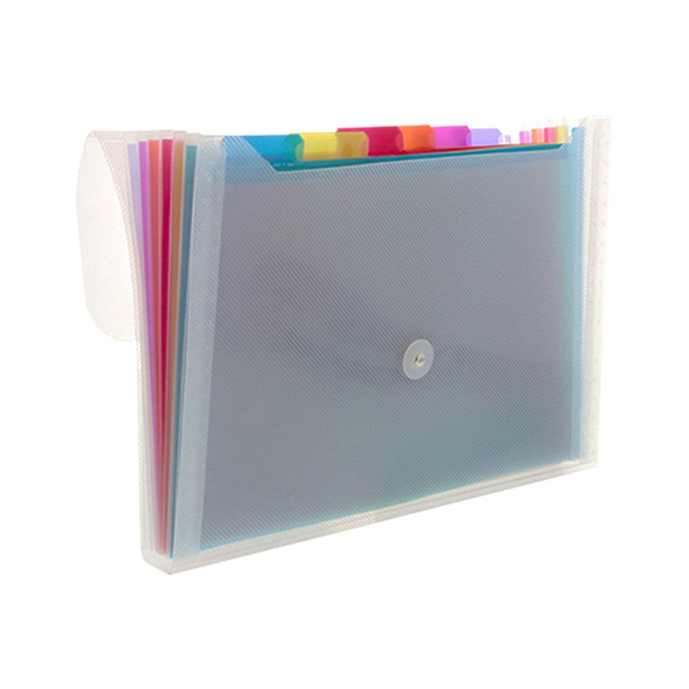 Thumbnail: Rainbow 7-Pocket Letter Size Poly Expanding File