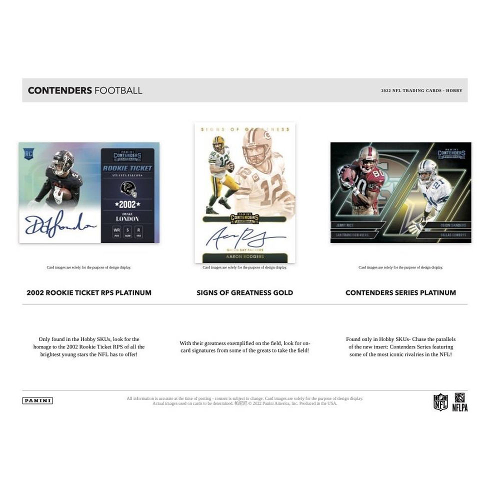 Thumbnail: 2022 NFL Panini CONTENDERS Football Hobby Box