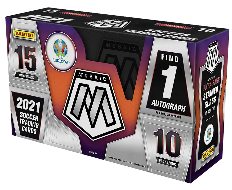 2020-21 Panini EURO 2020 MOSAIC Soccer Hobby Box