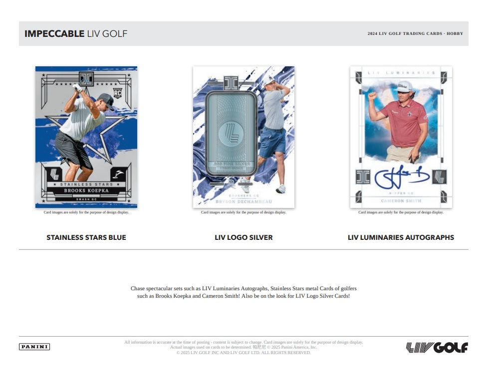 Thumbnail: 2024 Panini Impeccable LIV Golf Hobby Box