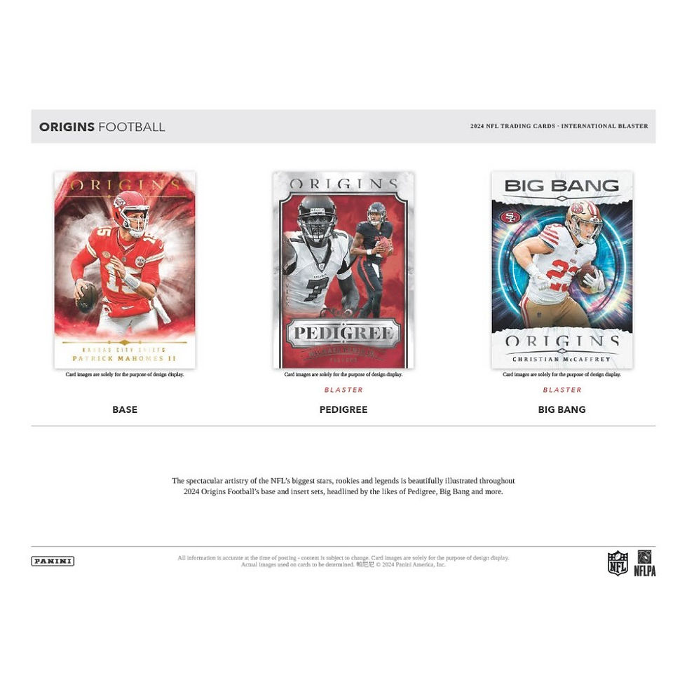 Thumbnail: 2024 Panini Origins Football International Blaster Box
