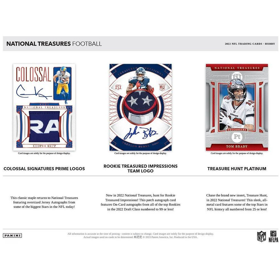 Thumbnail: 2022-23 NFL Panini National Treasures Football Hobby Box