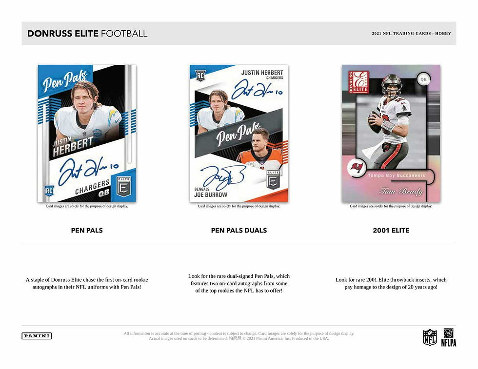 Thumbnail: 2021 NFL Panini Donruss ELITE Football Hobby Box