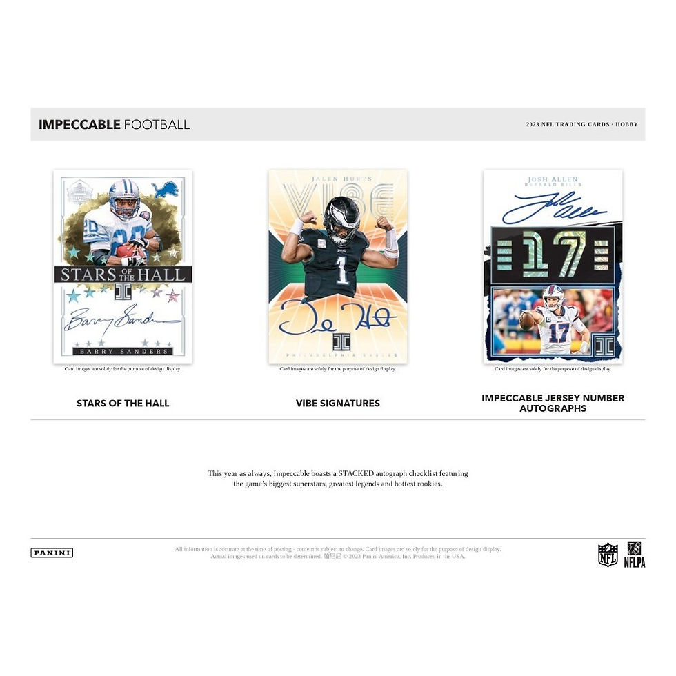 Thumbnail: 2023 Panini Impeccable Football Hobby Box
