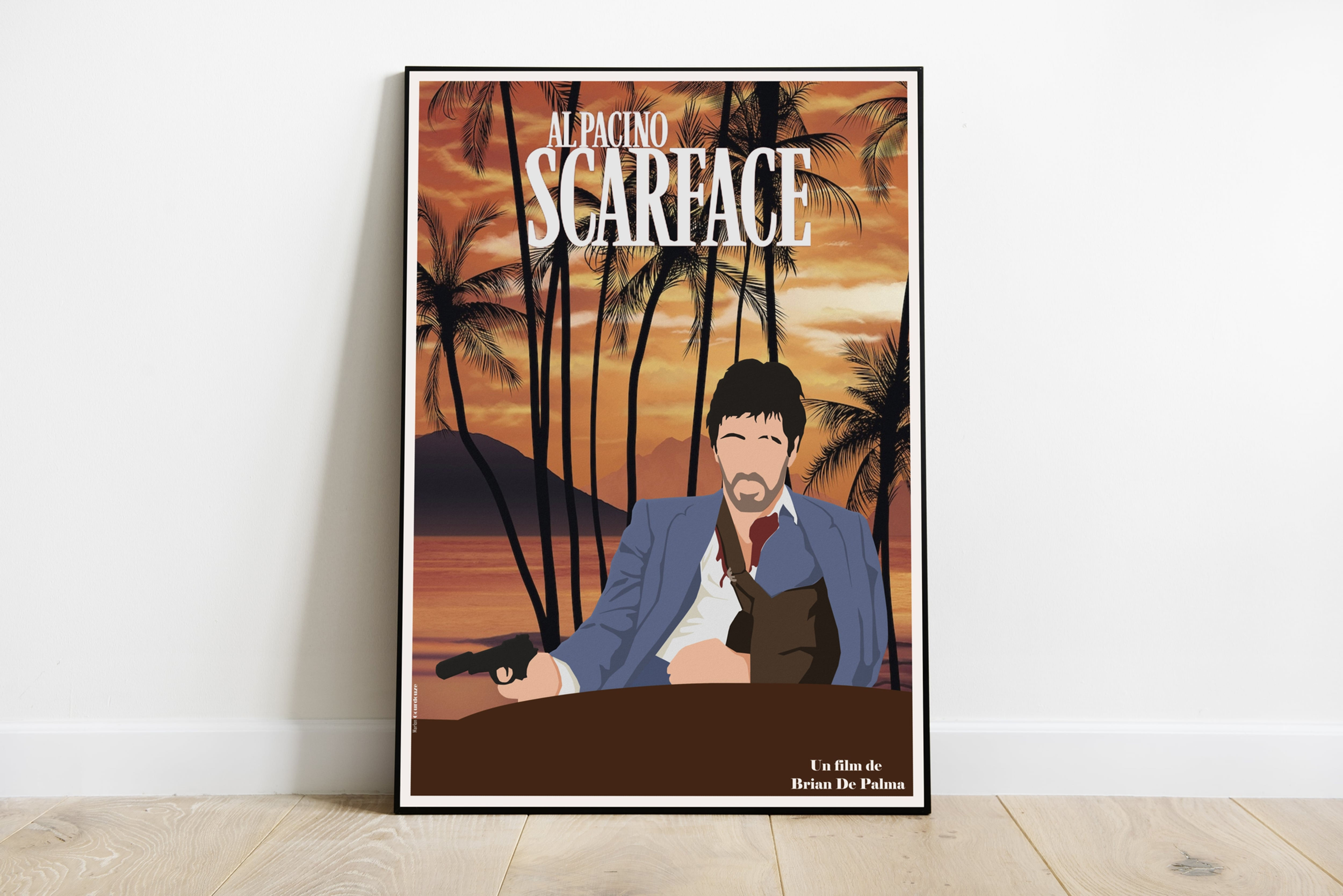 poster minimaliste Scarface