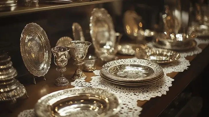 antique-silver-display-stockcake