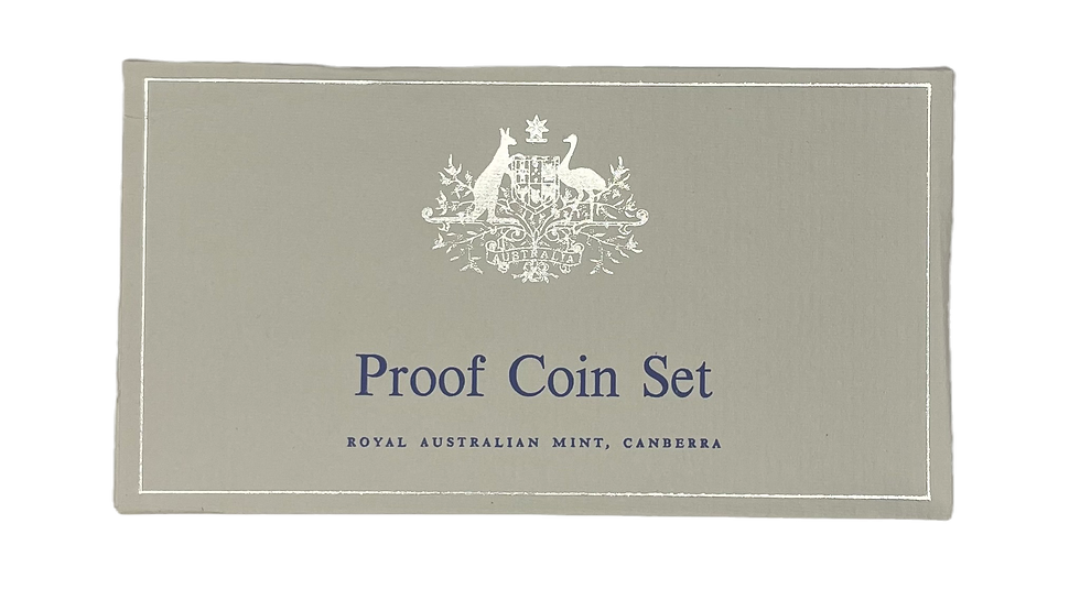 Thumbnail: 1981 6 Coin proof set in original packaging 