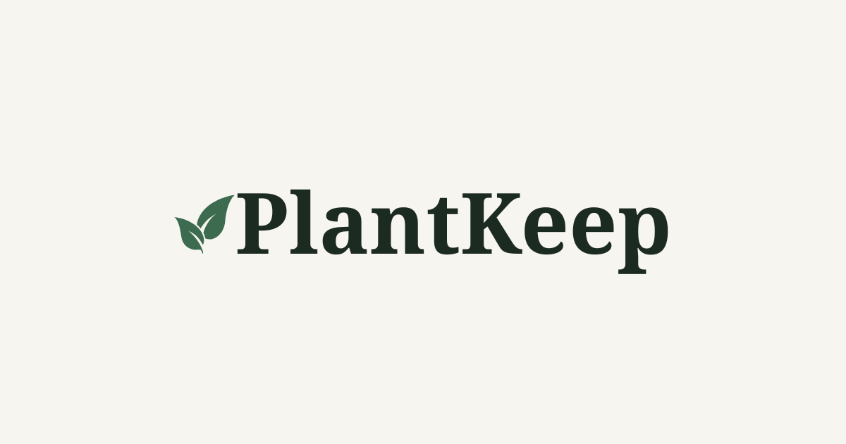 PlantKeep app logo — two green leaves