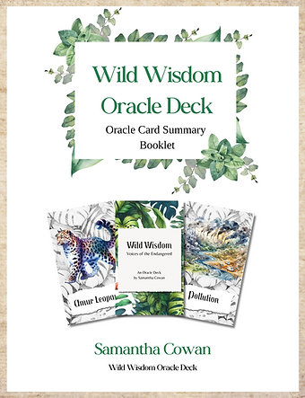 Wild Wisdom Oracle Deck Booklet Cover