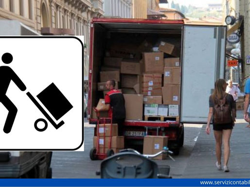 Sosta carico/scarico merci: criteri progettuali e dimensioni con esempi.