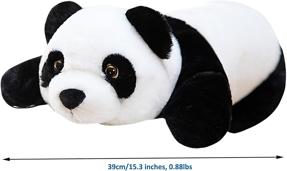 Miniatura: Adorable panda plush toy, 39cm/15.3 inches, 0.88lbs