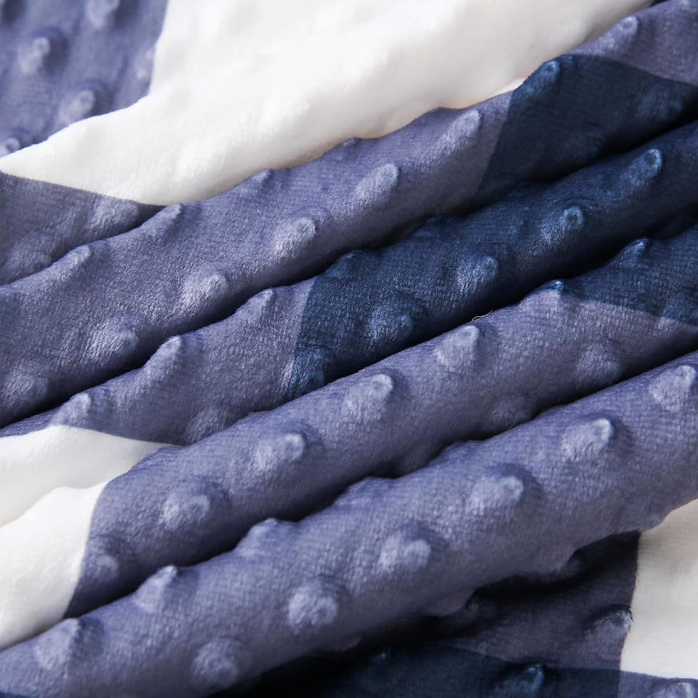 Miniatura: Soft reversible Sherpa fleece throw blanket