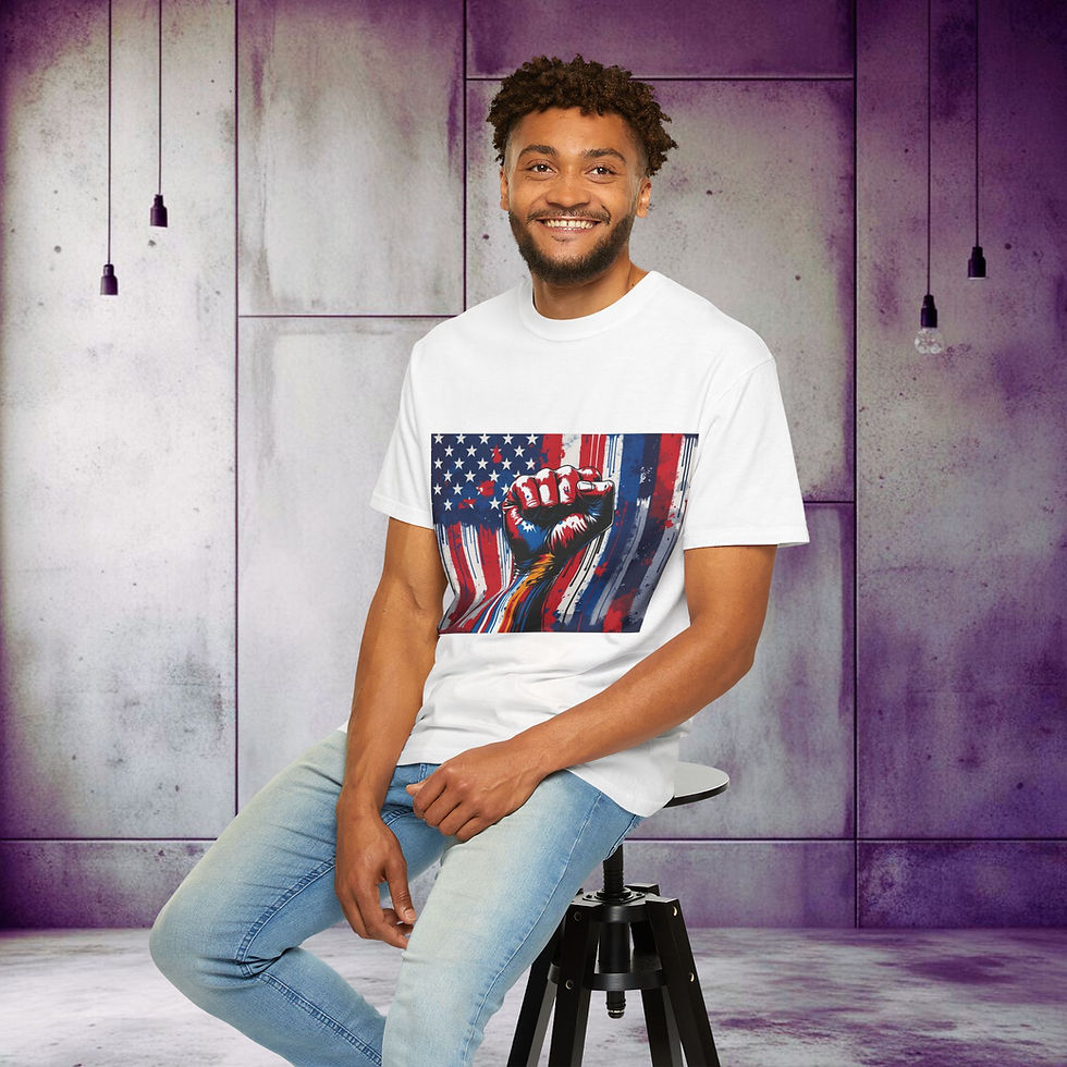 "Freedom in Power" Unisex T-Shirt | Inspirational Wear | Unity Tee | Statements