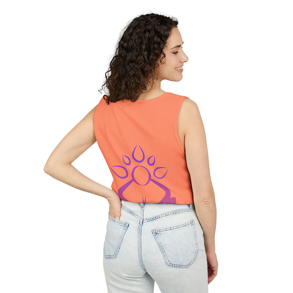 Miniatura: "Embrace the Chaos, Find Your Calm" Unisex Tank Top - Mental Health Apparel
