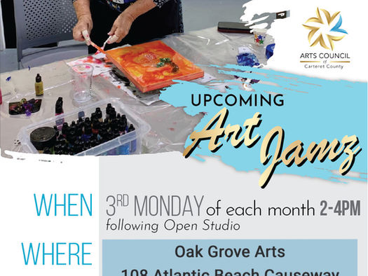 Summer Schedule Change for Open Studio and Art Jamz