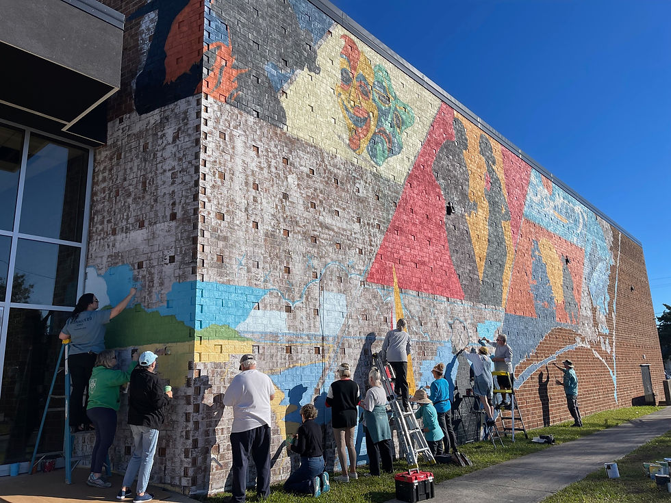 Community Paint update- Legacy Mural