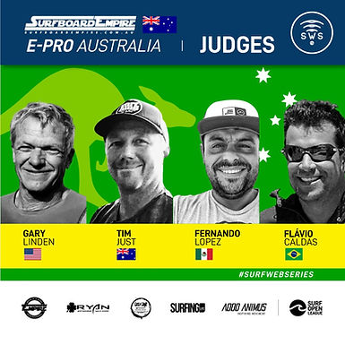 INTRODUCING YOUR SURFBOARD EMPIRE E-PRO AUSTRALIA JUDGES