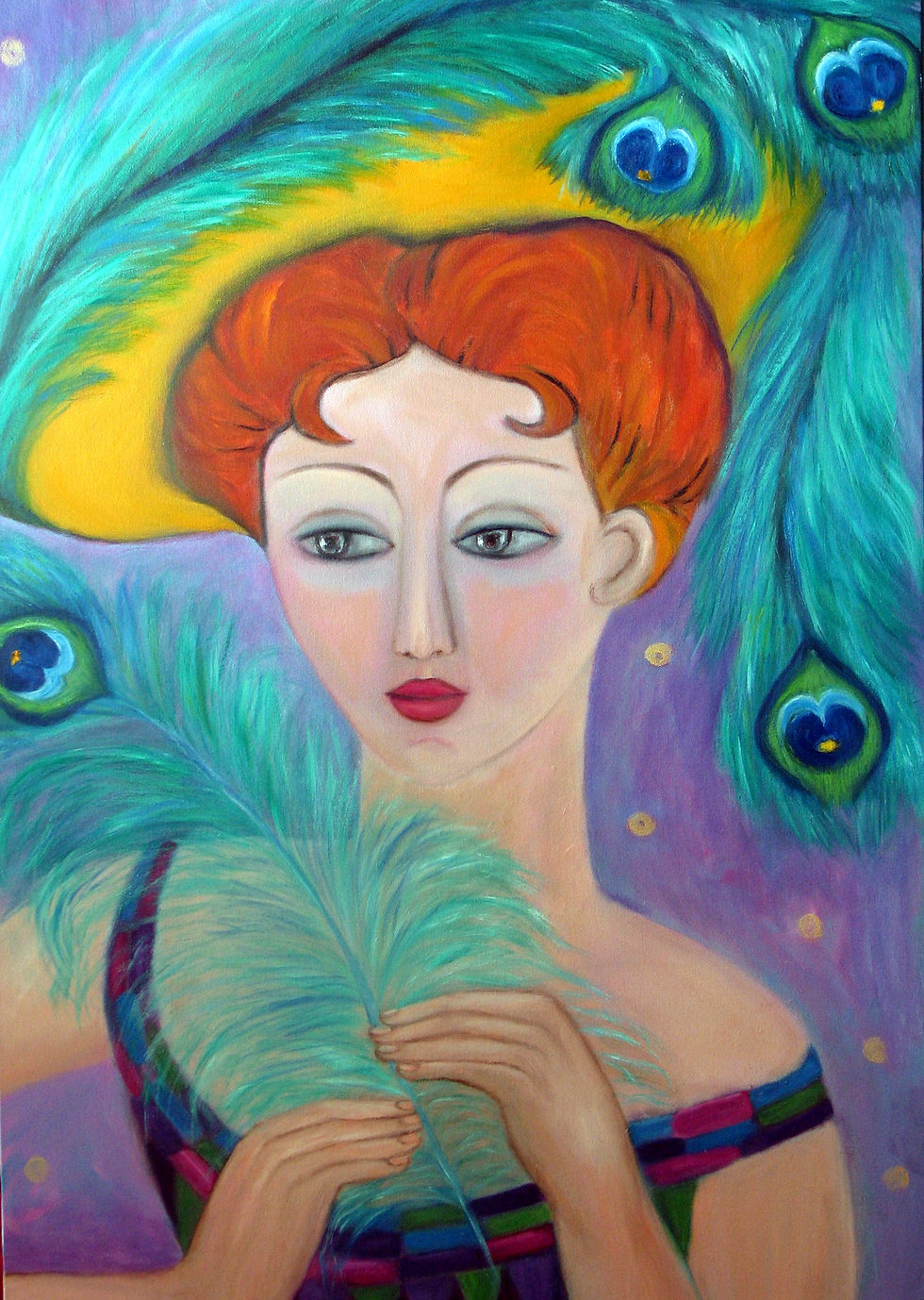 Royal Green of the Peacock Feather