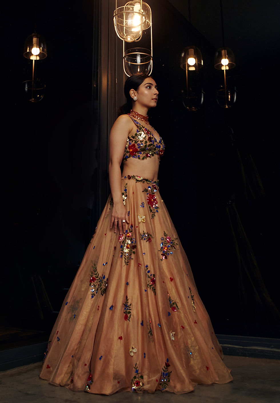 Thumbnail: Nude Lehenga