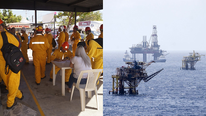 Petroleros exigen blindaje en la Sonda de Campeche tras ola de asaltos a plataformas