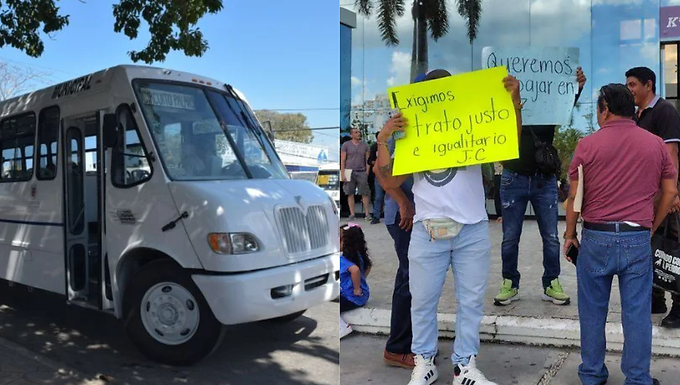 Transportistas protestan en Campeche: conflicto entre cooperativas escala y afecta rutas clave