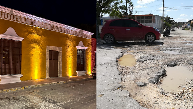 Baches y falta de alumbrado afectan recorridos turísticos nocturnos en Campeche