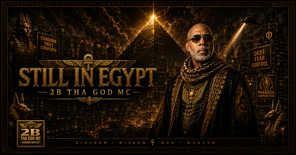 Still in Egypt reveals how ancient patterns of bondage continue through fear, debt, conformity, control, and false identity.