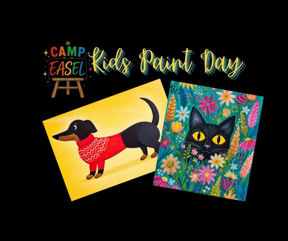 Camp Easel Kids Art Camp - Playful Pets