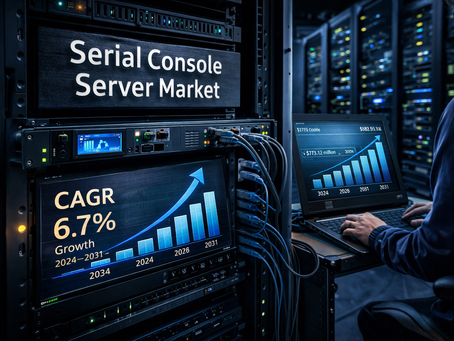Serial Console Server Market Share Analysis by Geography: Regional Trends and Growth Opportunities