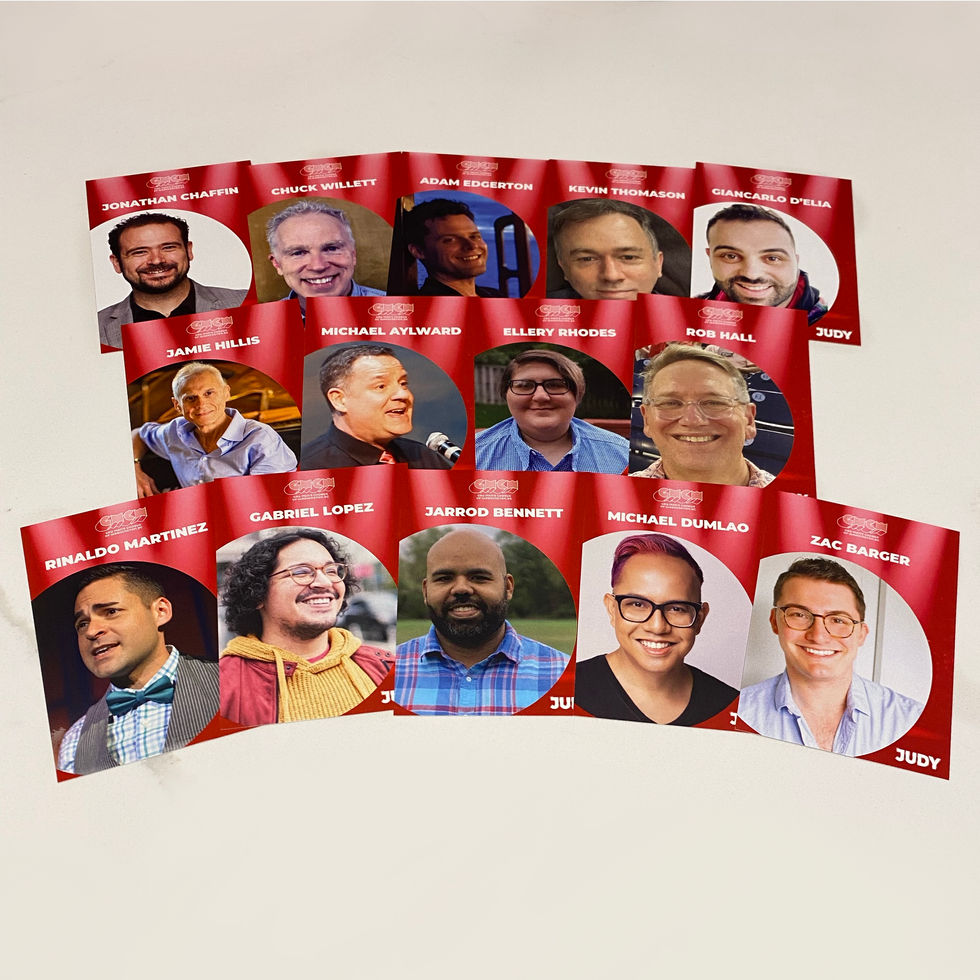 JUDY cast trading cards