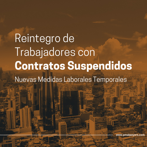 Reintegro de Trabajadores con Contratos Suspendidos