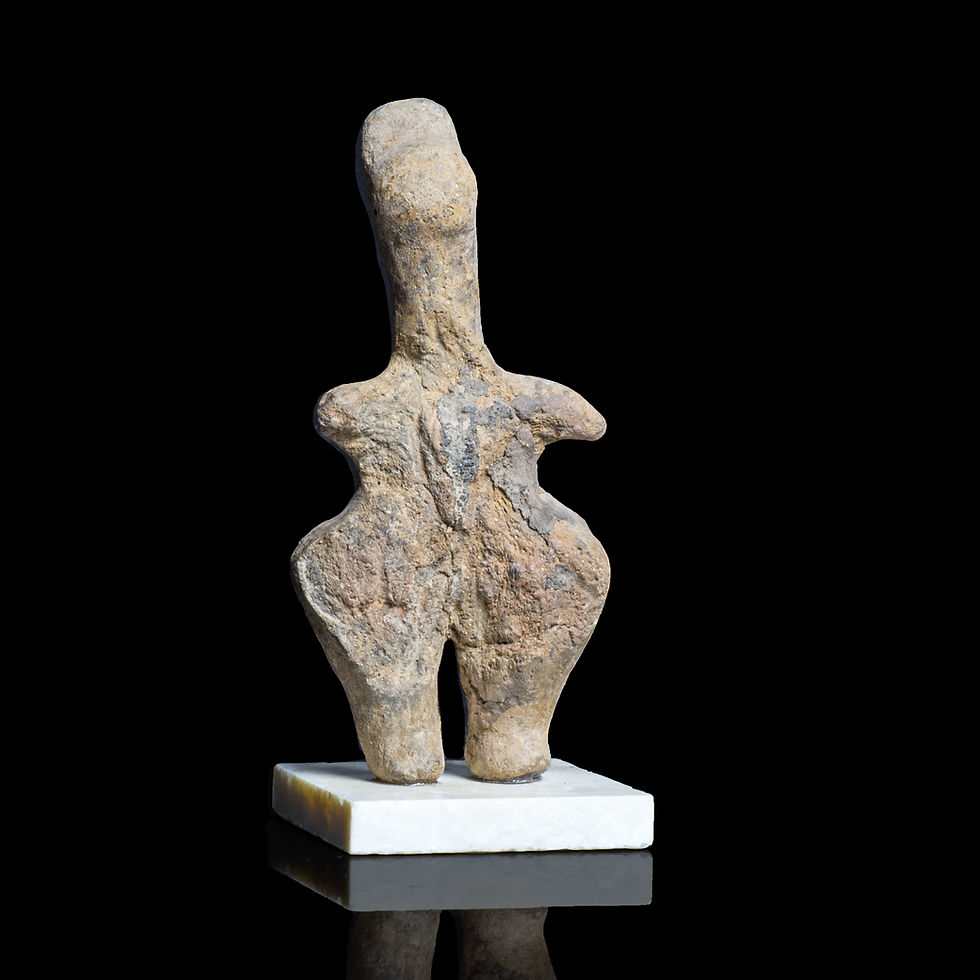 Ancient Early Chalcolithic female fertility figure