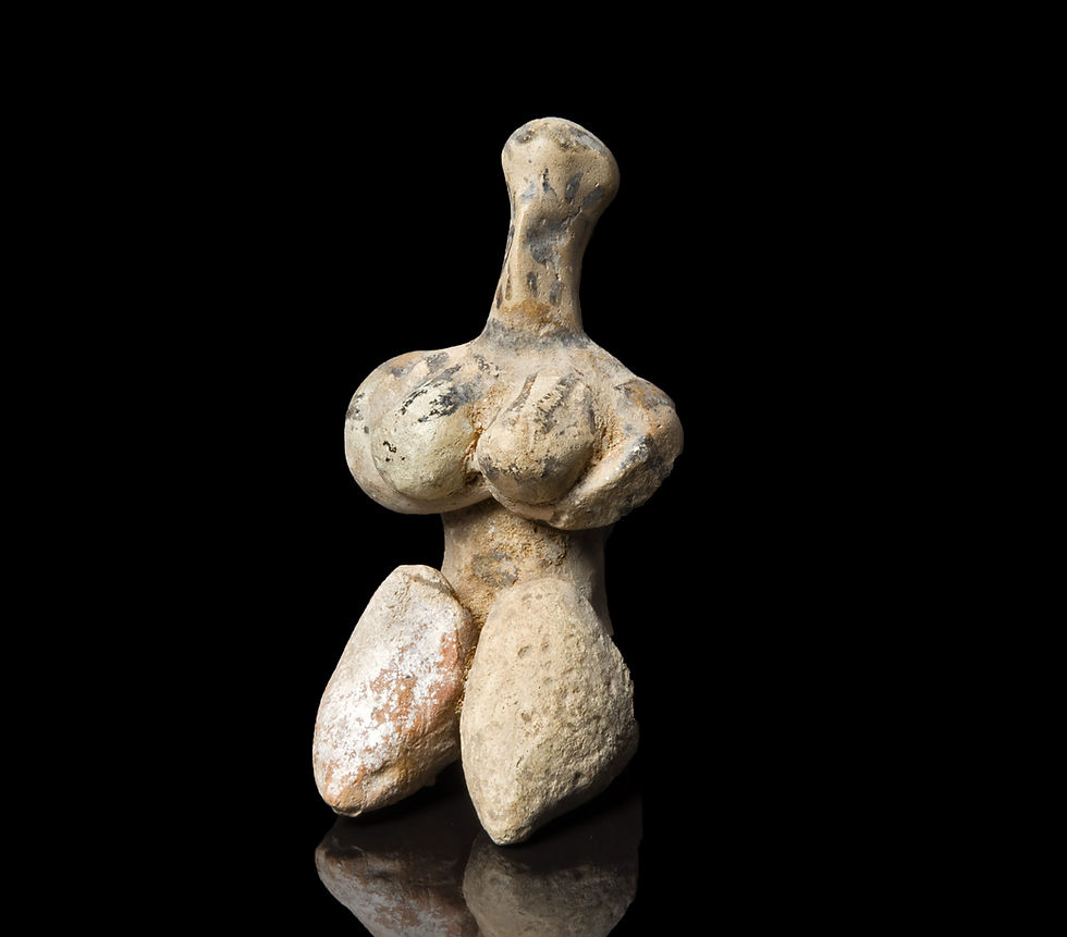 Front of Neolithic Tell Halaf female idol