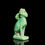 Thumbnail: Ancient Egyptian green glazed faience amulet of a cat