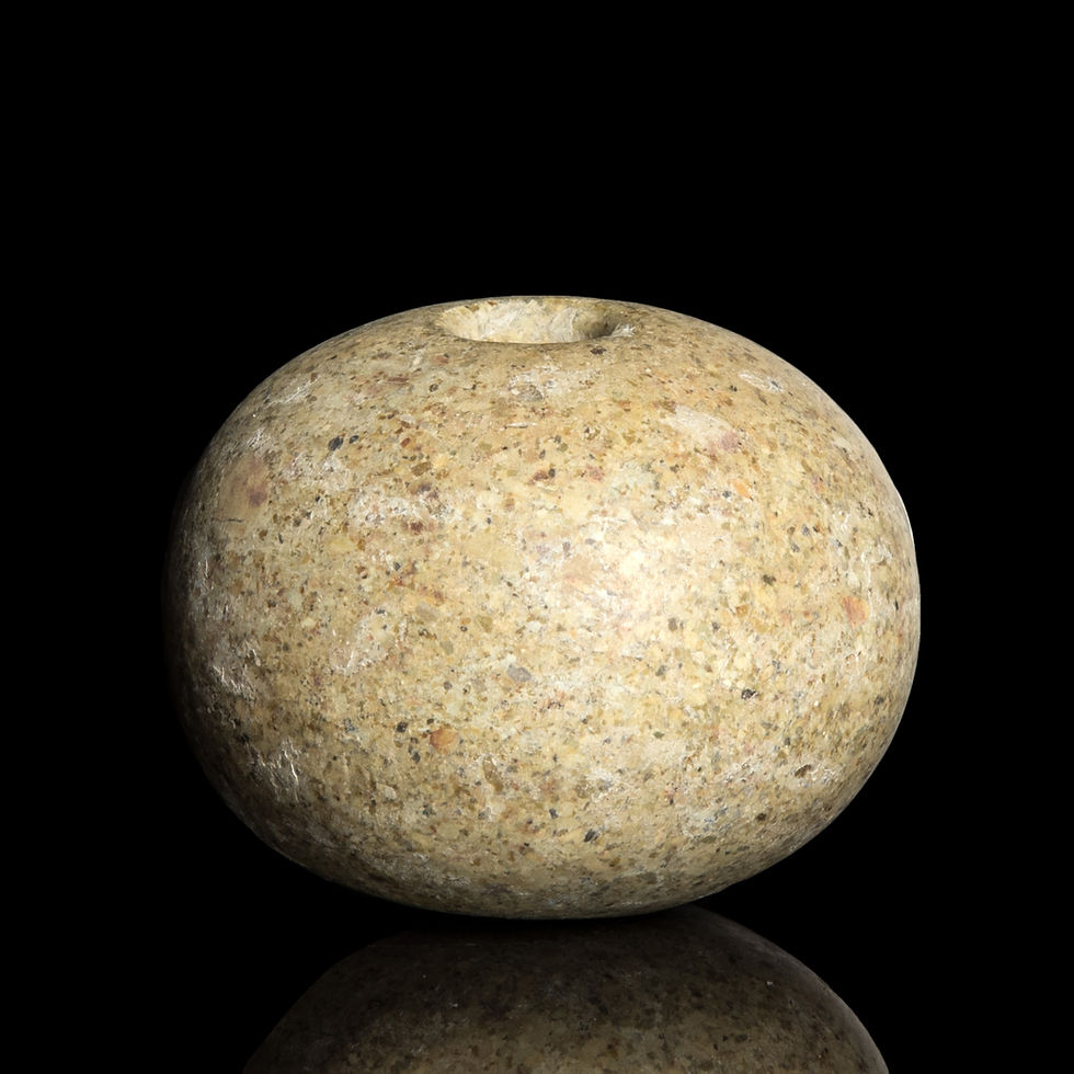 Ancient Near Eastern Bronze-Age ceremonial mace-head