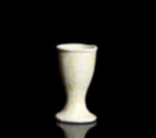 Ancient Egyptian faience offering cup