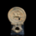 Ancient Roman 1st century oil lamp with flying Pegasus