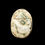 Thumbnail: Upper view of Egyptian steatite scarab dedicated to Thutmose III