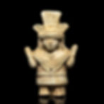 Rare Pre-Columbian Classic Veracruz Nopiloa figural rattle